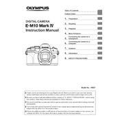 Olympus E-M10 Mark IV IM021 manual cover