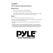 Pyle PLFMP3 Transmitter manual cover