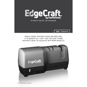 Chef's Choice E20 EdgeCraft Sharpener manual cover