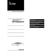 Icom IP1100CV Transceiver manual cover