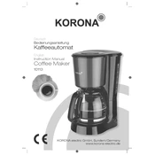 Korona 10113 Coffee Maker manual cover