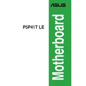 ASUS P5P41T LE Motherboard manual cover