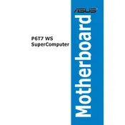 ASUS P6T7 WS SuperComputer Motherboard manual cover