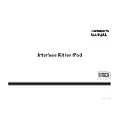 Toyota 4Runner Interface Kit for iPod 2008 SUV manual cover