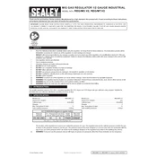 Sealey REG-MO.V2 Regulator manual cover