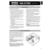 Yamaha NS-C7HX Speaker manual cover