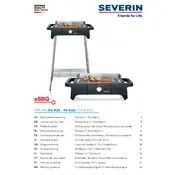 Severin PG 8123 STYLE EVO S Grill manual cover