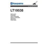 Husqvarna LT19538 96041017000 Lawn Mower manual cover