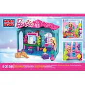 Mega Bloks Mattel Barbie Underwater Cove CNF05 Construction Set manual cover