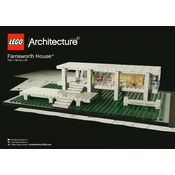 LEGO Farnsworth House 21009 Construction Set manual cover