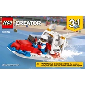 LEGO 31076-3 Construction Set manual cover