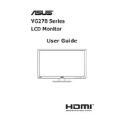 ASUS VG278HV Monitor manual cover