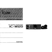 Icom IC-M120 Transceiver manual cover