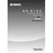 Yamaha KX-E100 Cassette Deck manual cover