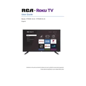 RCA ROKU TV RTR4060-B-US TV manual cover