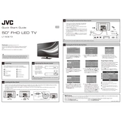 JVC LT-50E73 manual cover