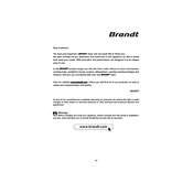 Brandt VAP831E Dryer manual cover