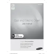 Samsung DV457GVGS Dryer manual cover