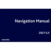 Acura ILX 2021 Sedan manual cover