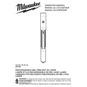 Milwaukee Rechargeable 250L 2010R Light manual cover