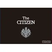 Citizen A010 Watch manual cover