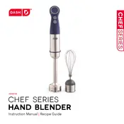 Dash DHB100 Chef Series Hand Blender manual cover