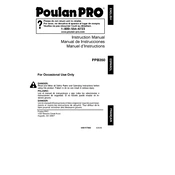 Poulan Pro PPB350 Trimmer manual cover