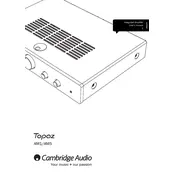 Cambridge Audio Topaz AM5 Amplifier manual cover