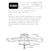 Toro 18005 21-inch 11-6319 Mulching Kit manual cover