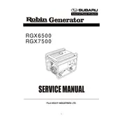 Subaru RGX6500 Generator