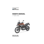 BMW F 850 GS 2020 Motorcycle manual cover