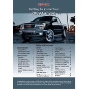 GMC Canyon 2009 manual cover