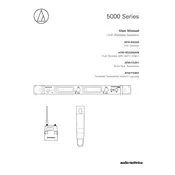 Audio-Technica ATW-R5220 Wireless System manual cover