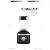 KitchenAid 7KSB1325 Blender manual cover