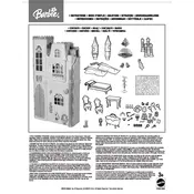 Barbie Mattel Fantasy Castle C4522 Toy manual cover