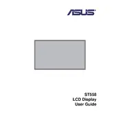 ASUS ST558 LCD Display manual cover