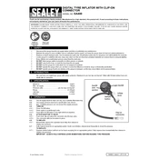 Sealey SA400 Inflator manual cover