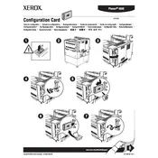 Xerox Phaser 5500 Configuration Card Printer manual cover