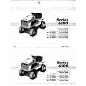 Simplicity 6100 Series 1690422 Tractor manual cover