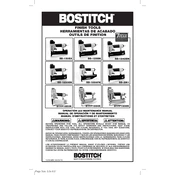 Bostitch BTFP1664K Nailer manual cover