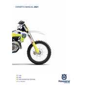 Husqvarna FC 450 Rockstar 2021 Motorcycle manual cover