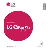 LG G Pad F LG-V495 Tablet manual cover