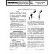 Shure 545 Microphone manual cover