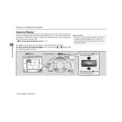 Acura RDX Head-Up Display 2022 SUV manual cover