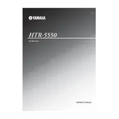 Yamaha HTR-5550 Receiver manual cover