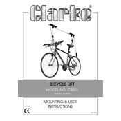 Clarke 4510060 CBSS1 Bicycle Lift Mounting manual cover