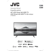 JVC LT-40K800 manual cover