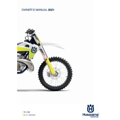 Husqvarna TC 250 2021 Motorcycle manual cover