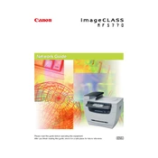 Canon imageCLASS MF5770 manual cover