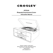 Crosley CR7016A Turntable manual cover